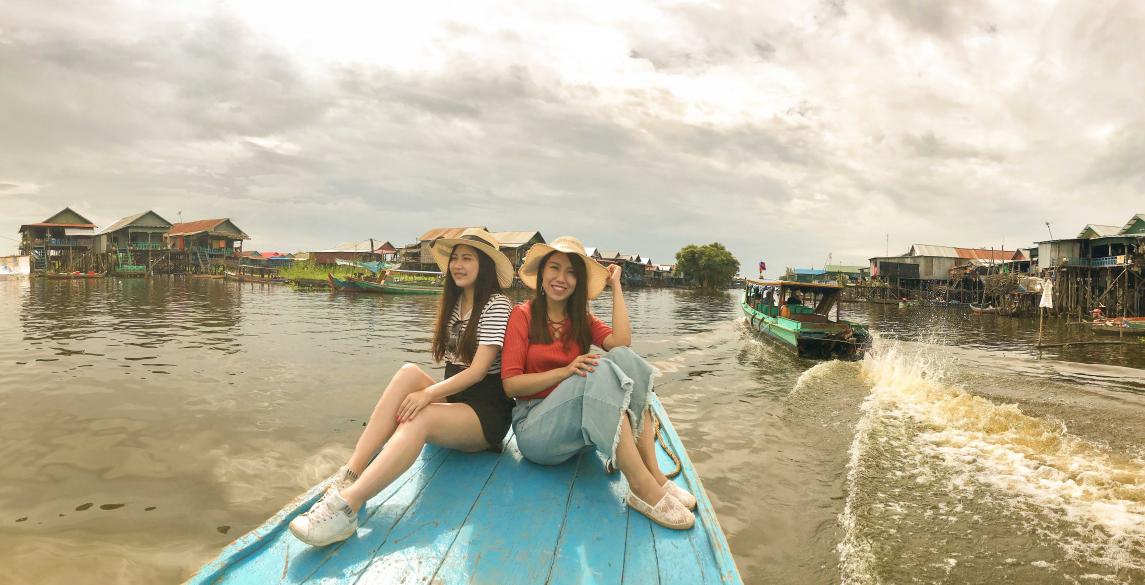 Tonle Sap Lake floating, stilted house Villages Tours